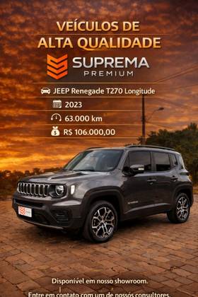 JEEP RENEGADE 1.3 T270 TURBO FLEX LONGITUDE AT6 JEEP RENEGADE 1.3 T270 TURBO FLEX LONGITUDE AT6